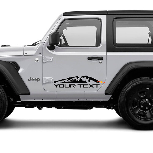 Maßgeschneidertes Seitenaufkleber-Set für Jeep Wrangler Unlimited_1