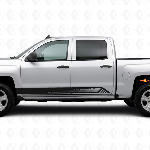 Parallele Kontur Tür- und Schwellerfolie für Chevrolet Silverado 1500 K2XX 2014-2019