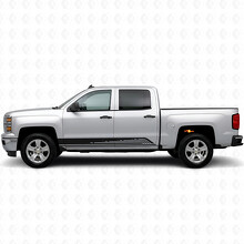 Parallele Kontur Tür- und Schwellerfolie für Chevrolet Silverado 1500 K2XX 2014-2019_2