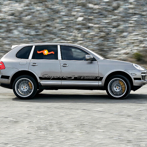 Paar Neue Porsche Cayenne S Transsyberian Seitenaufkleber Kit Aufkleber 1
