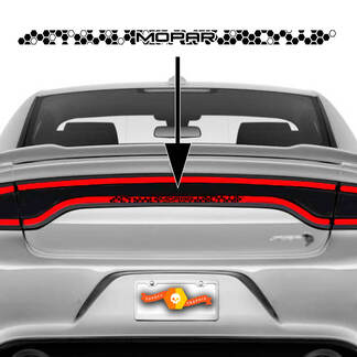 Dodge Charger Rücklicht-Akzent-Aufkleber 2015- 2022+ 2023+ Honeycomb Hellcat Scat Pack Mopar SRT 392
