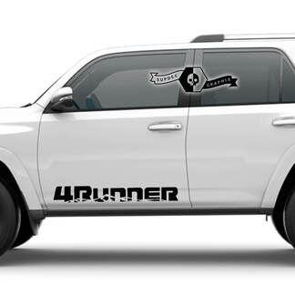 Paar 4Runner 2023 Side Vinyl Mountains Aufkleber Aufkleber für Toyota 4Runner Logo
