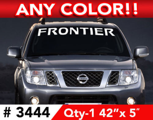 Frontier Windshield Banner Vinyl-Aufkleber für Nissan Frontier