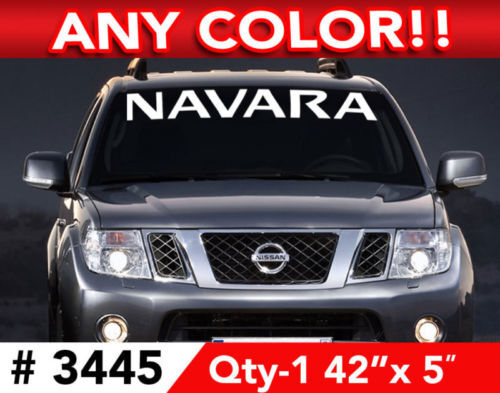 Navara Windshield Banner Vinyl-Aufkleber für Nissan Navara