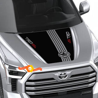 Neue Toyota Tundra 2022 Motorhaube TRD SR5 Military Star Wrap Decal Sticker Graphics SupDec Design
