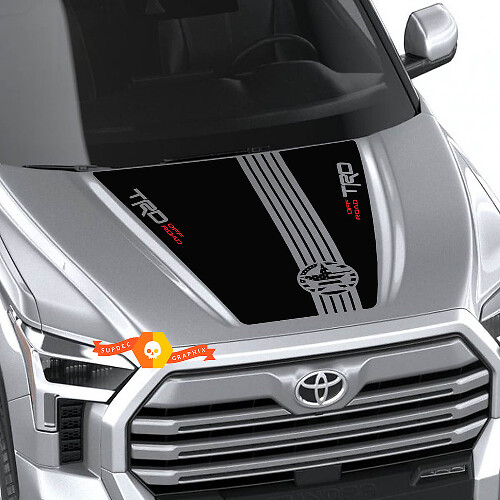 TRD Military Star USA Flag Motorhauben-Vinylaufkleber für Toyota Tundra 2022