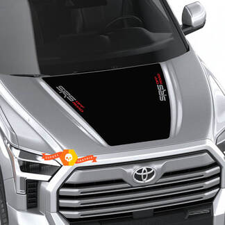 Neue Toyota Tundra 2022 Motorhaube TRD SR5 Off Road Wrap Aufkleber Aufkleber Grafik SupDec Design
