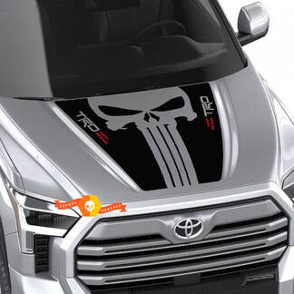 Neue Toyota Tundra 2022 Motorhaube TRD SR5 Offroad Punisher Wrap Decal Sticker Graphics SupDec Design
