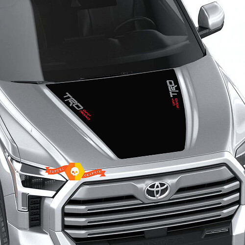 TRD-Stil Blackout Motorhauben-Vinylaufkleber für Toyota Tundra 2022