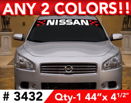 Nissan Windschutzscheiben-Banner Vinyl-Aufkleber für Maxima Altima 370Z