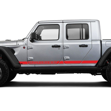 Paar Rocker Panel Türen Jeep Gladiator 2019 2020 2021 für beide Seiten Vinylgrafik Aufkleber
 3