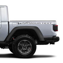 Paar Jeep Gladiator Bett Berge Vinyl Grafiken Aufkleber
 2