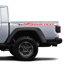 Paar Jeep Gladiator Bett Berge Vinyl Grafiken Aufkleber
 3