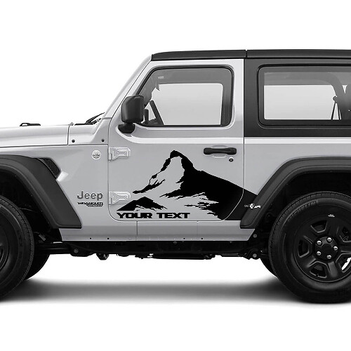 2 Neue JEEP Wrangler Aufkleber Aufkleber Berge Seiten Grafik Aufkleber
