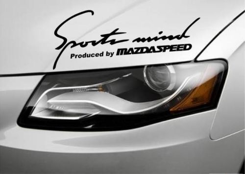 Sports Mind Hergestellt von Mazdaspeed Hauben-Vinylaufkleber für Mazda MX-5 Miata