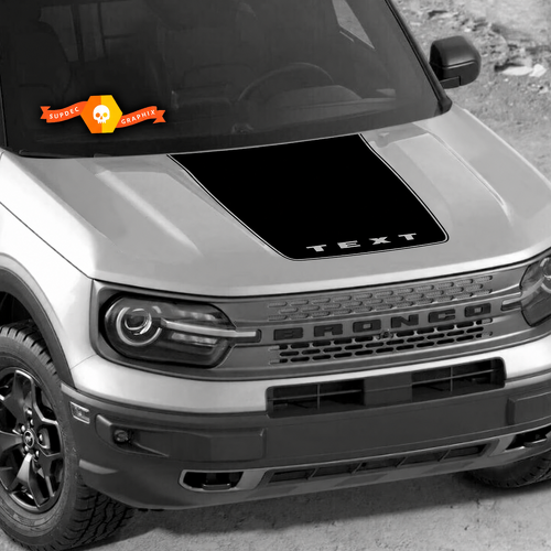 Individuell gestalteter Vinyl-Aufkleber für Motorhaubenverkleidung Musclecar Horse 2021-2022 11759
