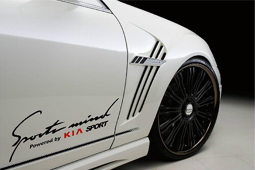 Sports Mind Powered by Kia Seiten-Vinyl-Aufkleber für Kia Sportage
