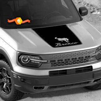 Ford Bronco 2021 2022 Logo Bronco Retro Horse Hood Trim Vinyl Aufkleber Aufkleber Grafik
