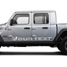 Paar Jeep Gladiator Türen USA Flagge Seitlicher Rocker Panel Vinyl Grafik Aufkleber
 2