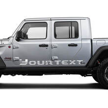 Paar Jeep Gladiator Türen USA Flagge Seitlicher Rocker Panel Vinyl Grafik Aufkleber
 2