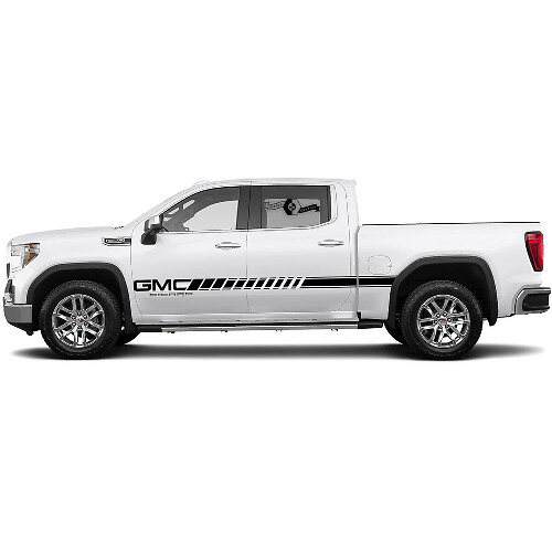 Aufkleber Seitenstreifen-Kit für GMC Sierra 1500 Türen Seiten-Vinyl-Aufkleber Grafik
