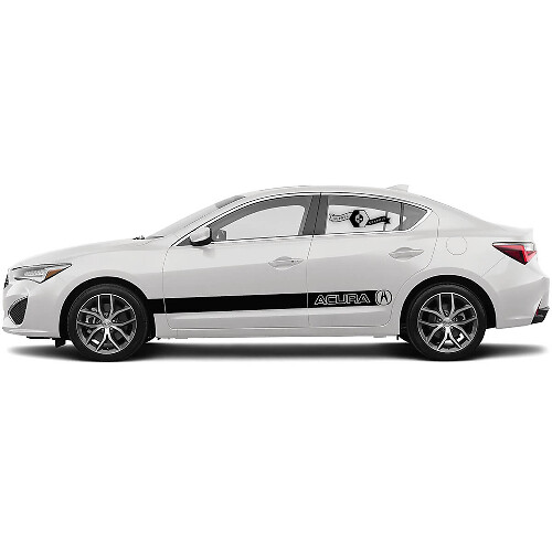 Paar Seitenschweller Türen Grafik Acura ILX 2021 TLX Acura RLX Auto Racing Vinyl Aufkleber Sticker

