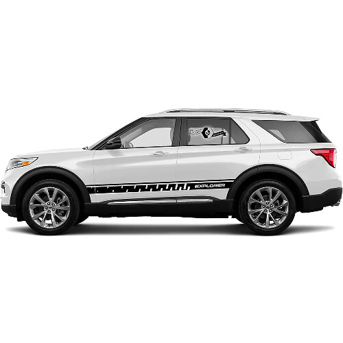 Seiten-Türstreifen-Aufkleber Vinyl-Grafiken 2 Set zu 2 für Ford Explorer