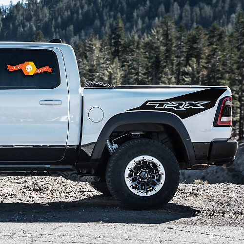 TRX-Stil Heck Seiten Vinyl-Aufkleber für Dodge Ram Rebel TRX