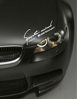2 Sports Mind Power von M BMW Motorsport M3 M5 M6 E36 Aufkleber

