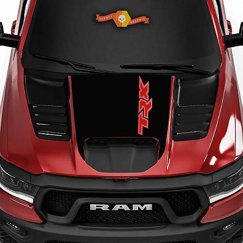 TRX-Stil Motorhauben-Vinylaufkleber für Dodge Ram Rebel 1500 TRX 2022+