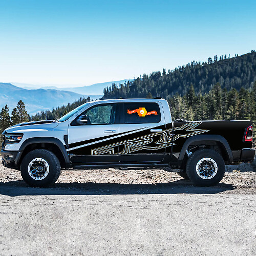 TRX-Stil Seitenaufkleber-Set für Dodge Ram 1500 Rebel/TRX