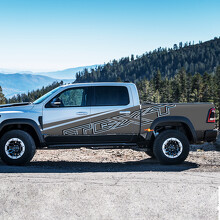 TRX-Stil individuelles seitliches Vinyl-Aufkleberset für Dodge Ram 1500 Rebel/TRX_2