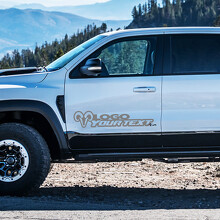 Individuell gestalteter Text- und Logo-Hemi-Stil Seitenvinylaufkleber für Dodge Ram 1500_2