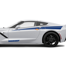 Seitenakzent -Abziehbilder Aufkleber für Türen Chevrolet Corvette
 3