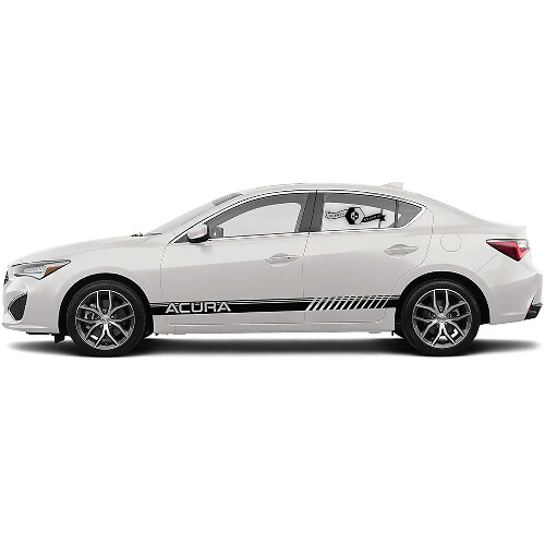Racing-Streifen Seiten Vinyl Aufkleber für Acura TLX 2021