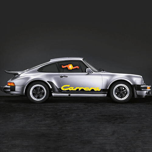 Carrera Schriftzug Seitenstreifen Aufkleber 2 Für Porsche 911