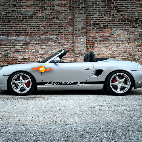 2x Porsche 986 spezielles Boxster Racing Edition Seitenstreifen Kit Aufkleber Sticker
