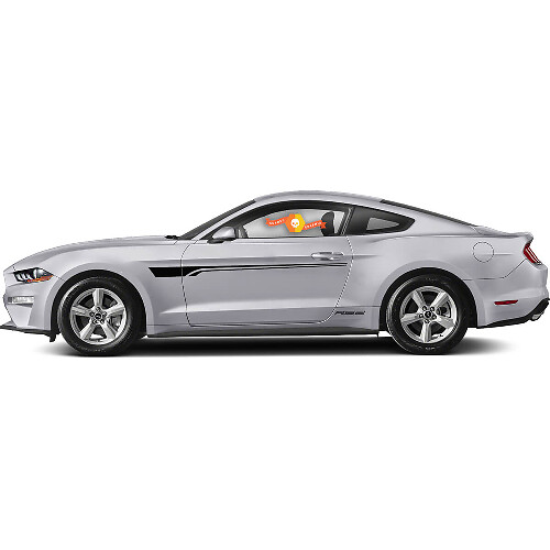 Duales Akzentstreifen Seitlicher Vinyl-Aufkleber Satz für Musclecar Musclecarmodell ROUSH RS2