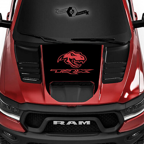 T-Rex TRX Motorhauben Vinyl-Aufkleber Grafik für Dodge Ram 1500 TRX