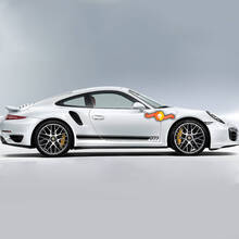 2 Porsche 911 Seitenaufkleber Seitenschweller Streifen Türen Kit Aufkleber Aufkleber
 2