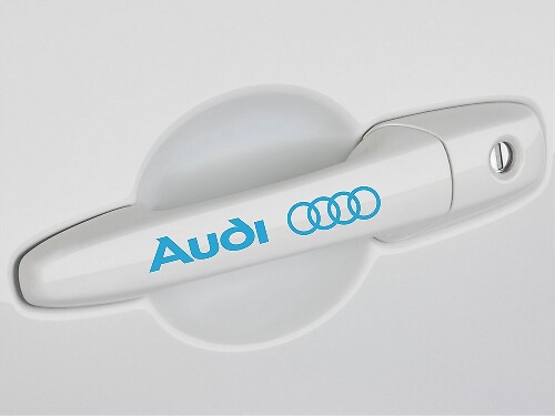 Audi Logo Türgriff Vinyl-Aufkleber für Audi A5