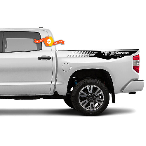TRD Gradient Dots Grafics Bettseiten-Vinylaufkleber für Toyota Tundra
