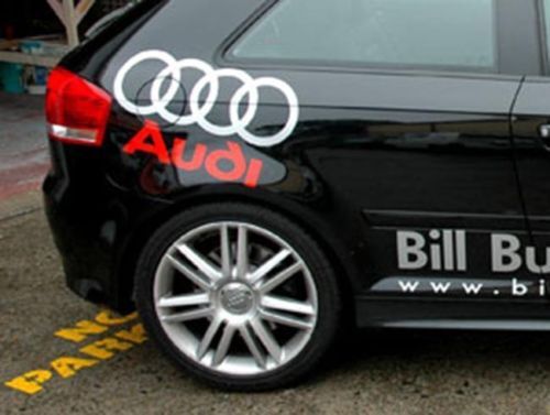 2 Audi Sport Side Sticker Aufkleber TT A3-8 S4 S5 Q3 Q5 Q7 S6 RS4
