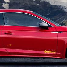 Audi Racing Seiten-Tür Vinyl-Aufkleber-Set für Audi Modelle_2