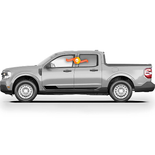 Paar Ford Maverick 2022 FX4 Graphics Decals Rocker Panel Maverick Aufkleber
