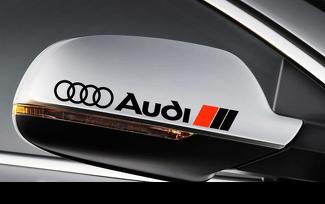 2 x Audi Motorsport-Aufkleber in limitierter Auflage, kompatibel mit Audi -Modellen