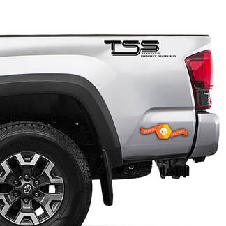 TSS Toyota Sport Series Bettseiten-Vinyl-Aufkleber, passend für Tacoma- oder Tundra-Aufkleber
