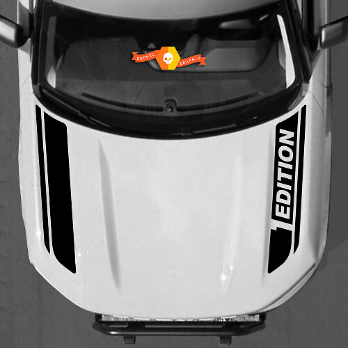 Ford Bronco Sport 2020 2021 2022 1st EDITION Split Hood Stripes Vinyl-Aufkleber-Grafik-Kit
