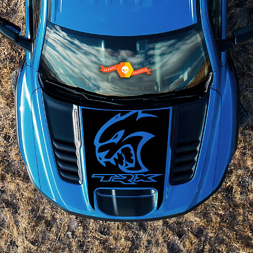 Hellcat-Logo Motorhauben Ram Vinyl-Aufkleber für Dodge Ram Truck