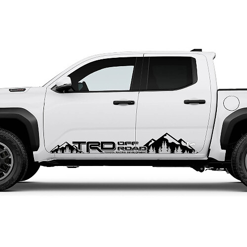 TRD Off Road Mountains Side Rocker Panel Decals Aufkleber für Toyota Tacoma
